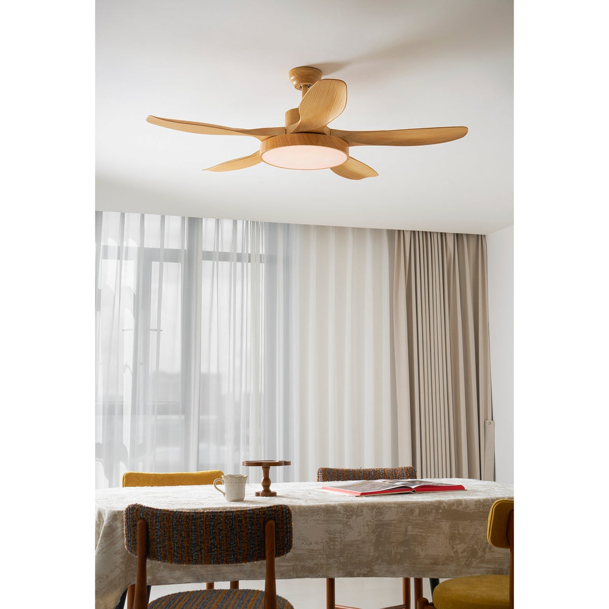 Teriinena ventilador de techo con luz