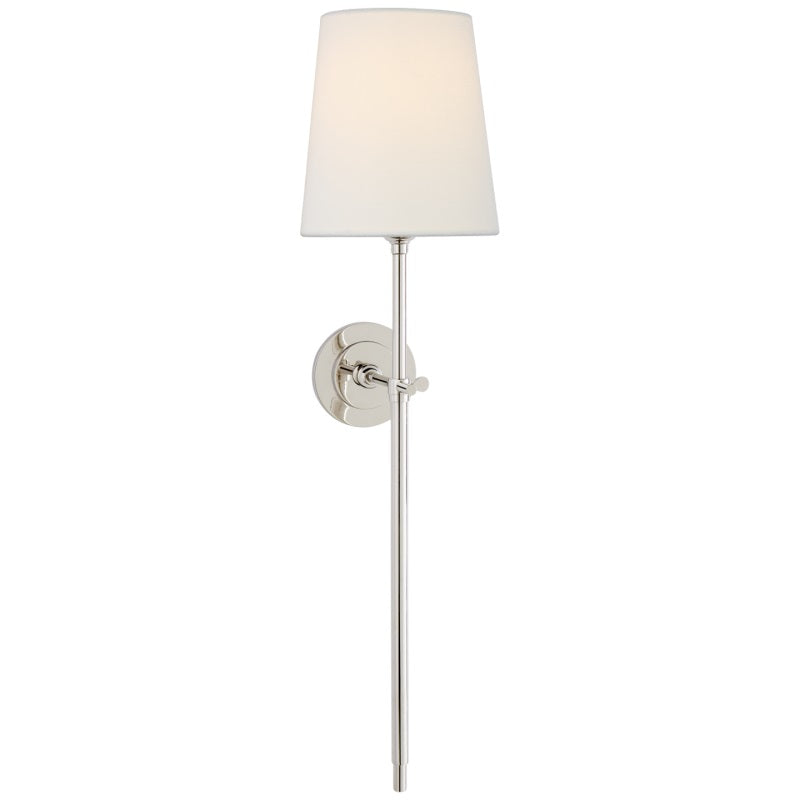 Platina Aplique de pared Latón Tela Moderno Minimalista
