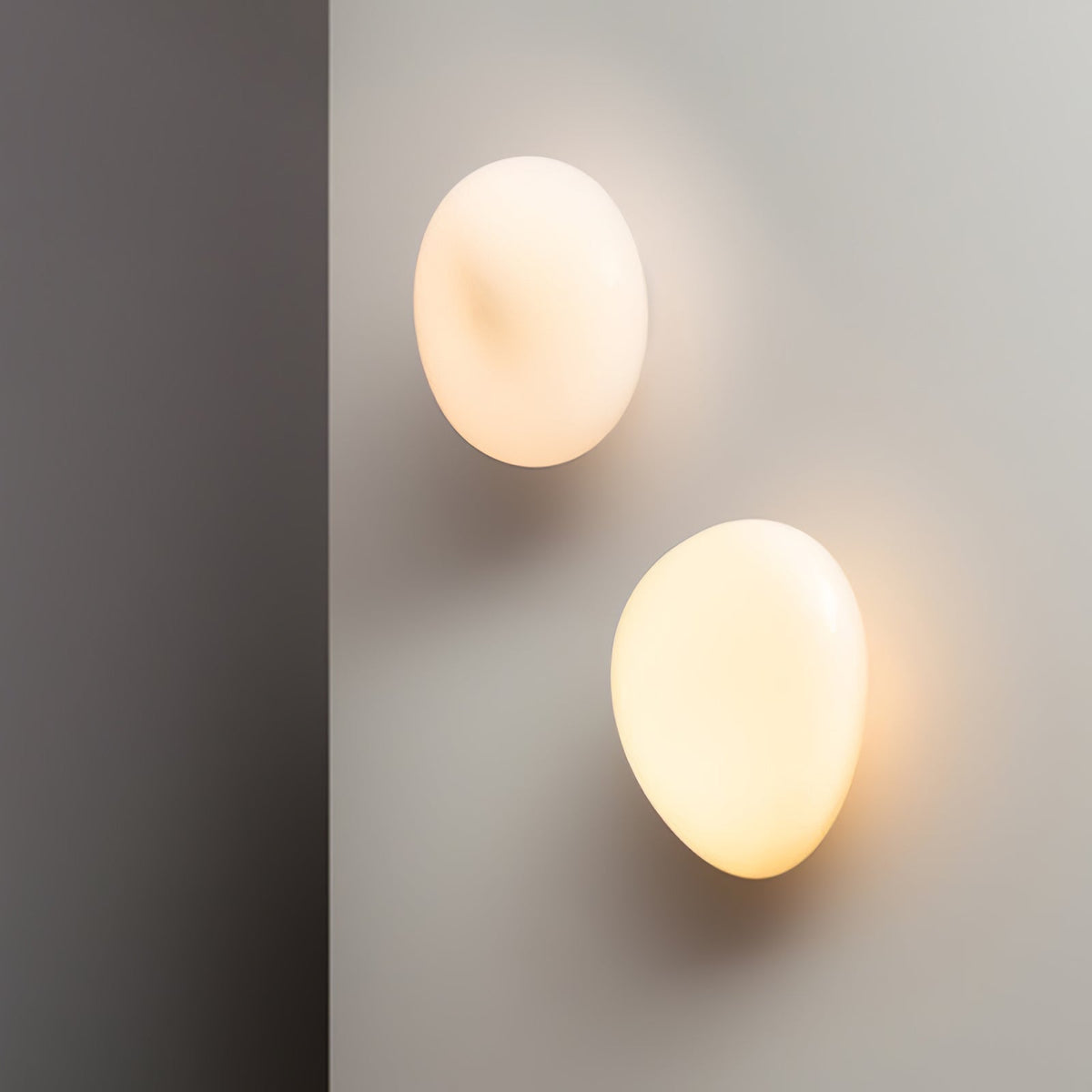 Eirinina aplique de pared con vidrio
