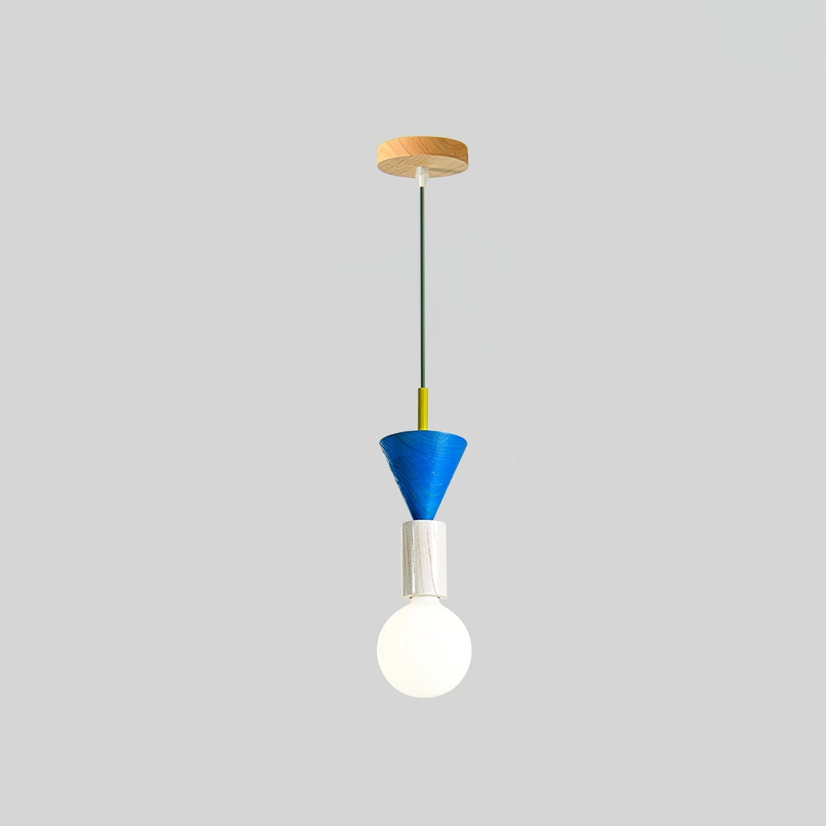 Gram lámpara colgante moderna de madera