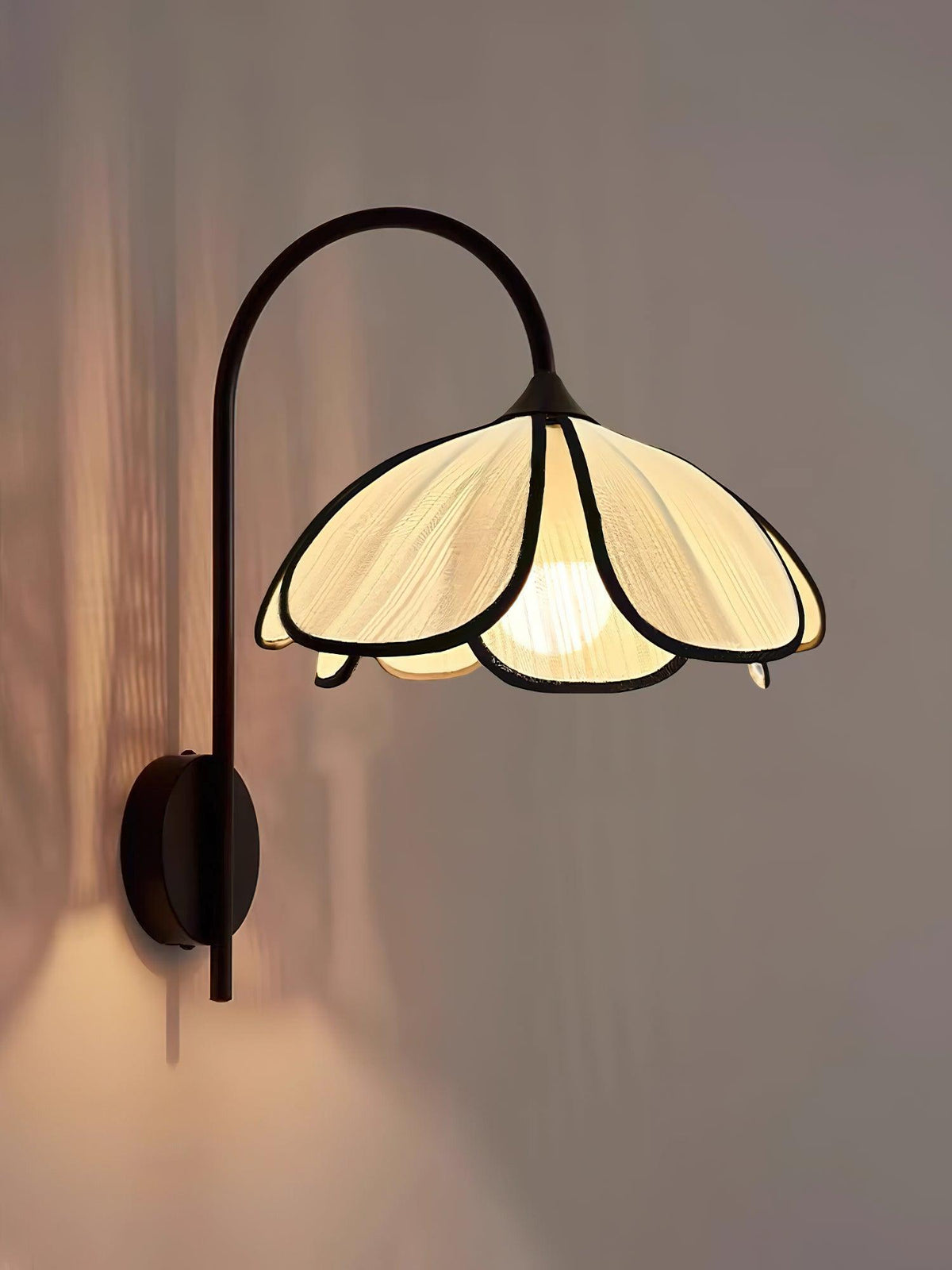 Ivsiliel aplique de pared Natural Burnt pétalo