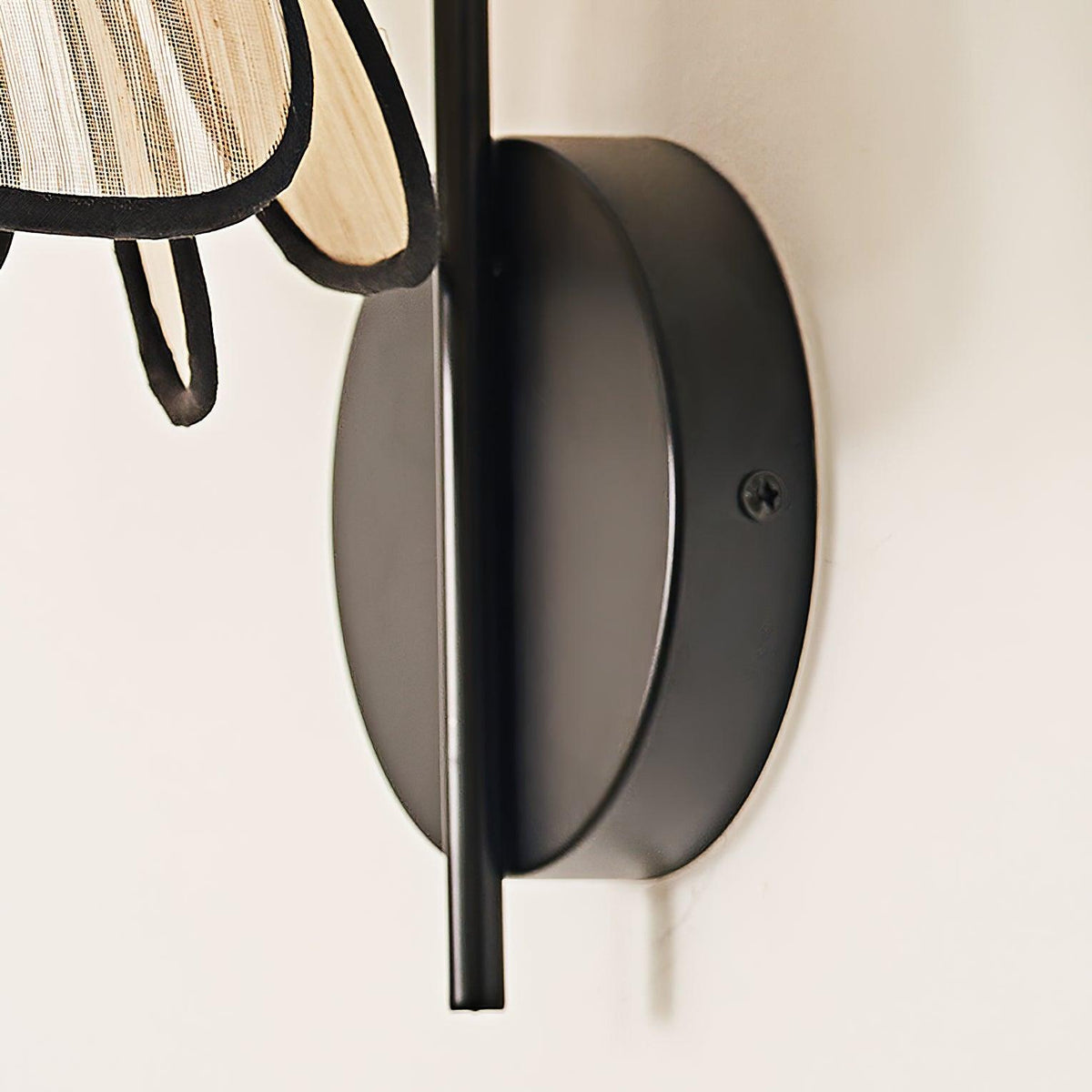 Ivsiliel aplique de pared Natural Burnt pétalo