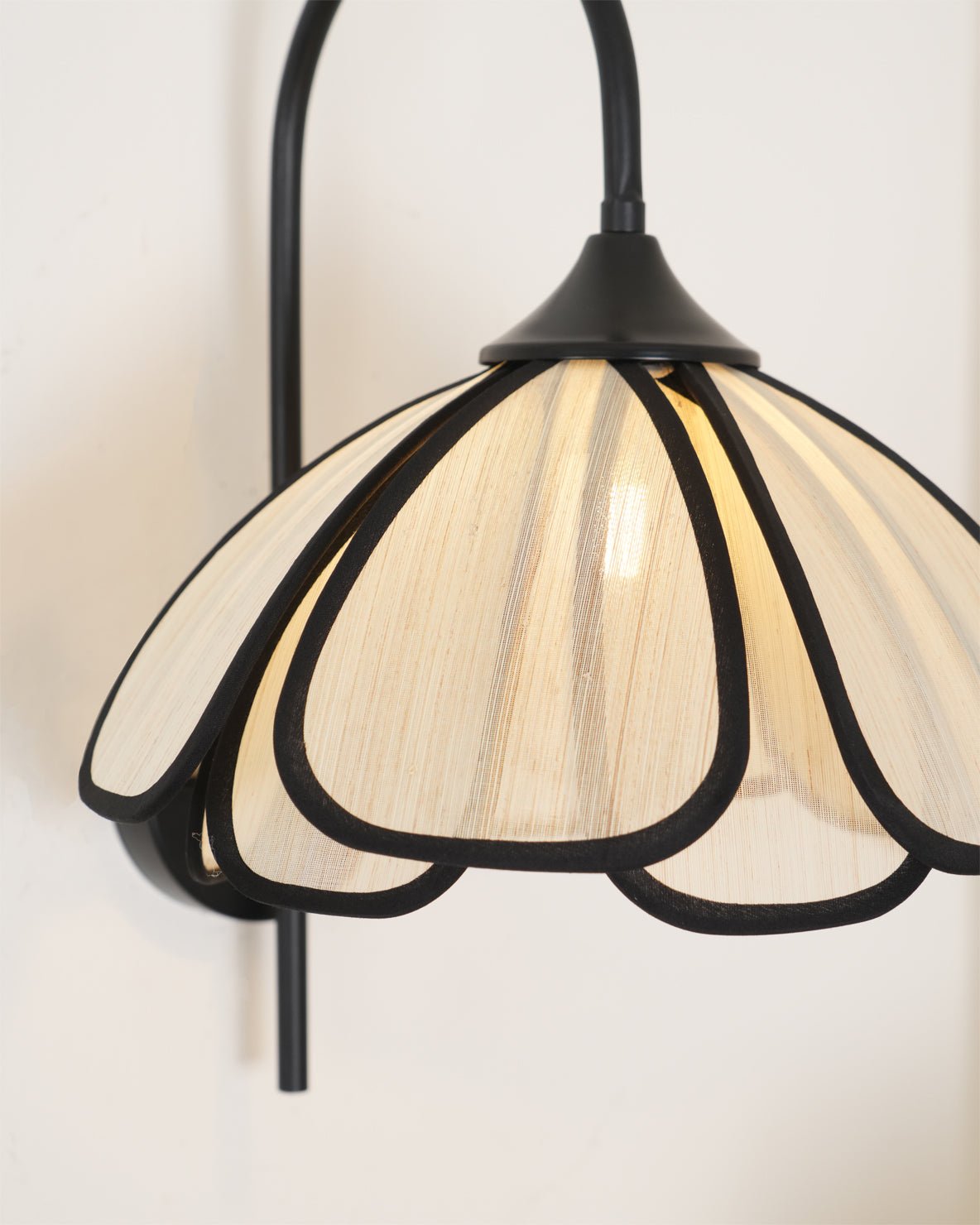 Ivsiliel aplique de pared Natural Burnt pétalo