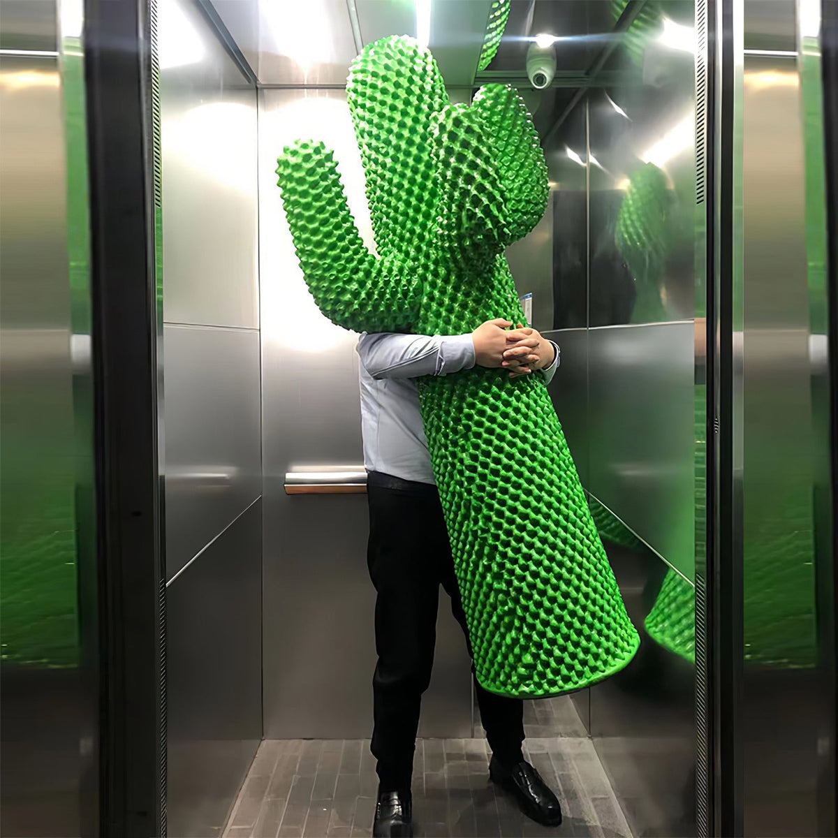 Mello Escultura de Cactus Colgante