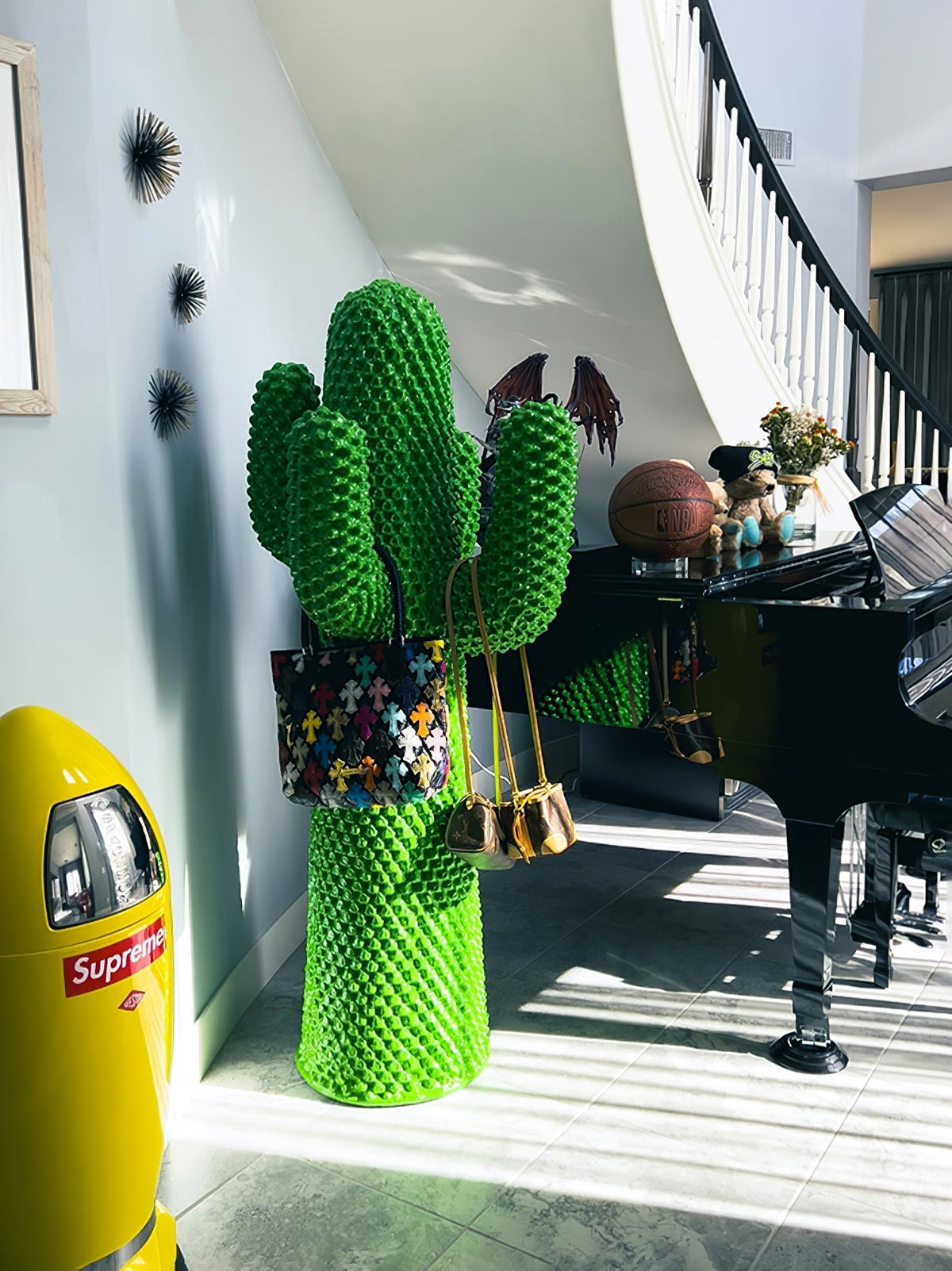 Mello Escultura de Cactus Colgante