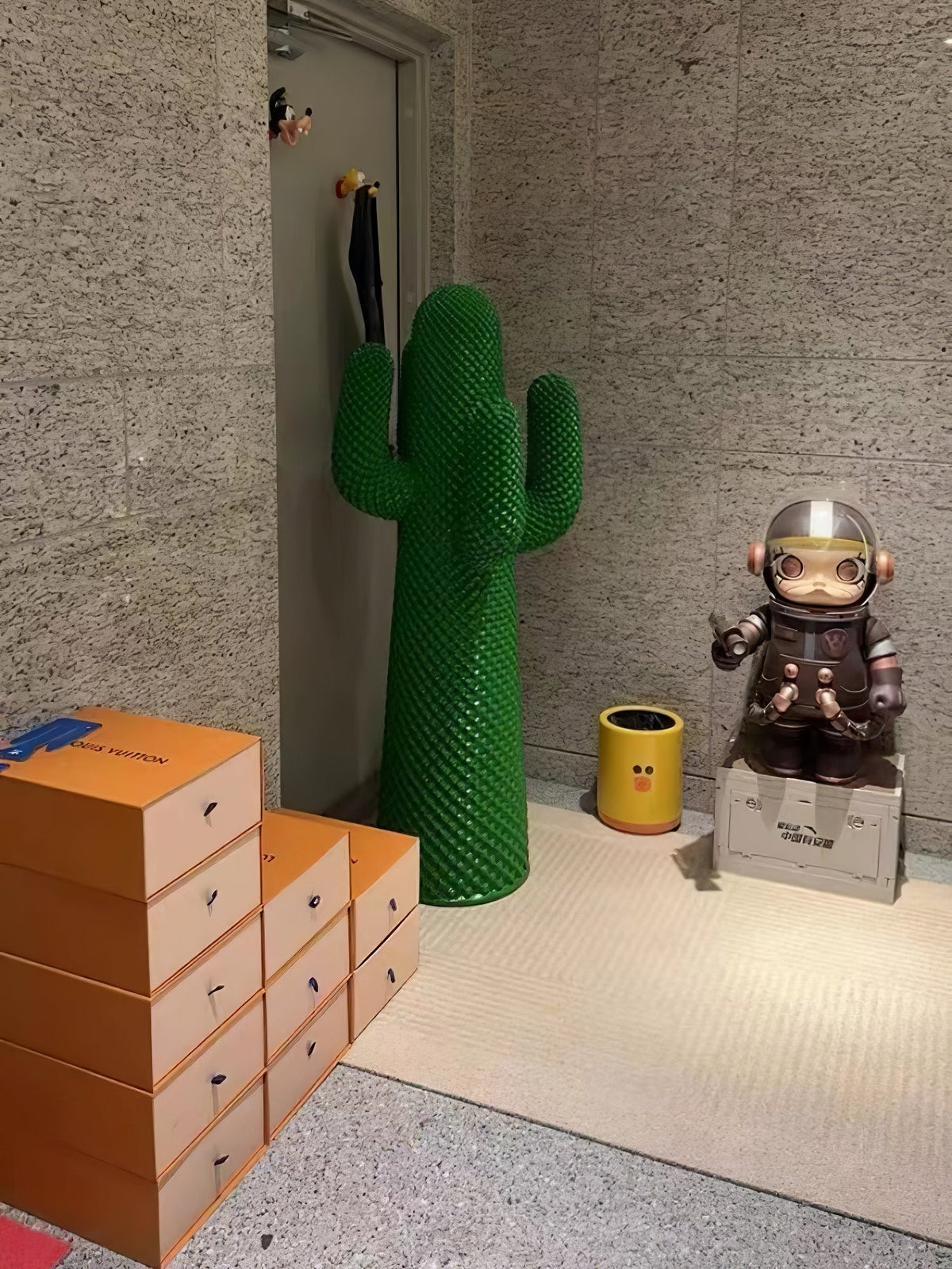 Mello Escultura de Cactus Colgante