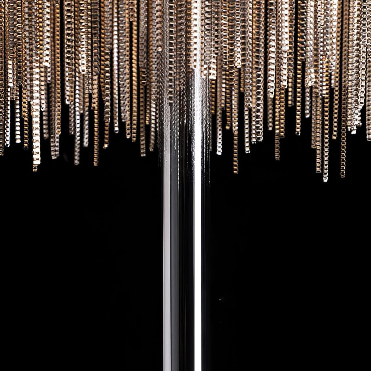 Fringe lámpara de pie Cadena Tassel