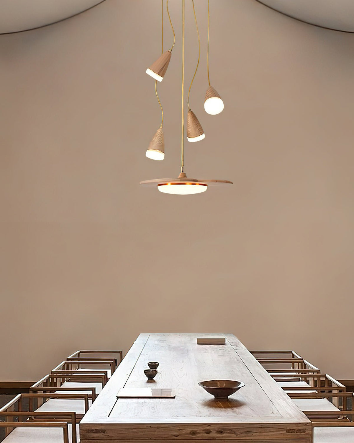 Calder lámpara de araña LED flor
