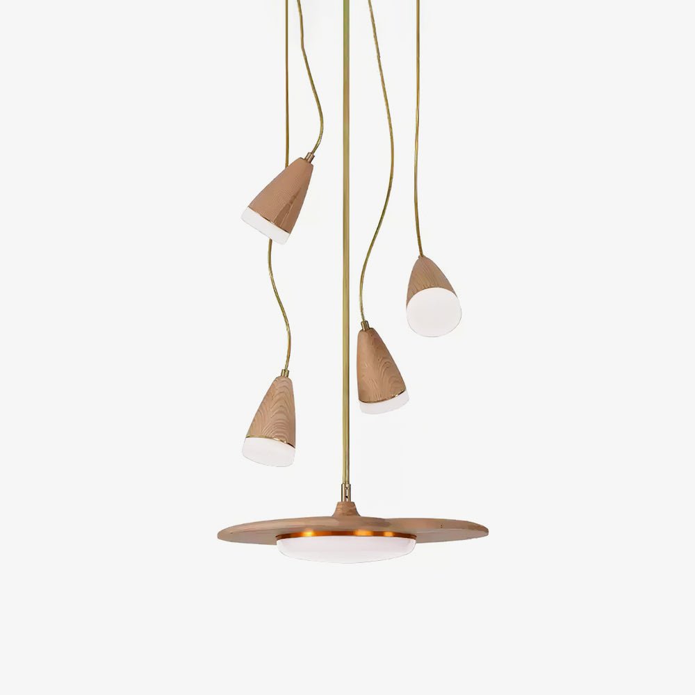 Calder lámpara de araña LED flor