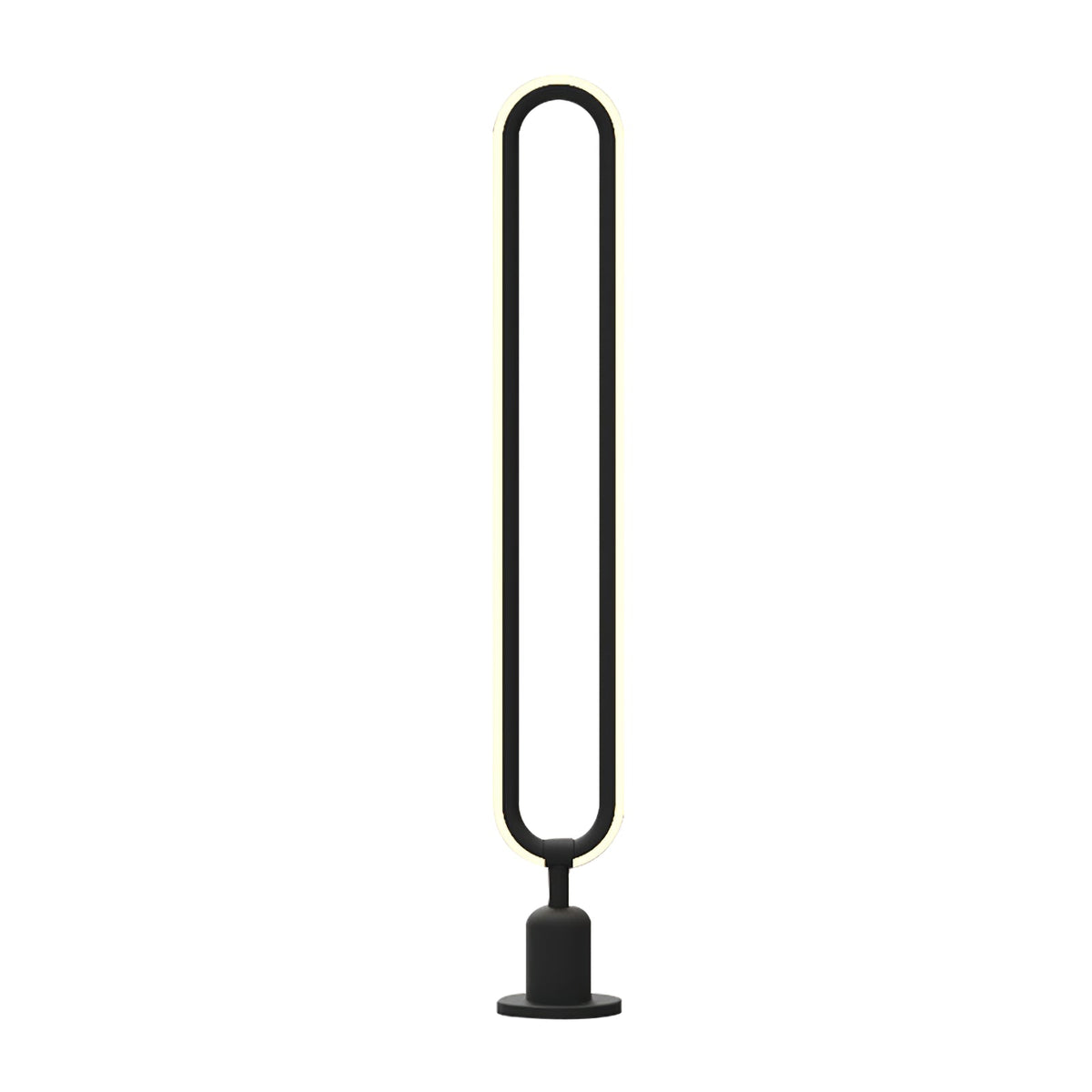 Ovalor luminaria exterior negra