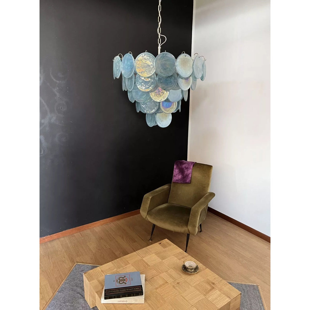 Aqua lámpara de araña