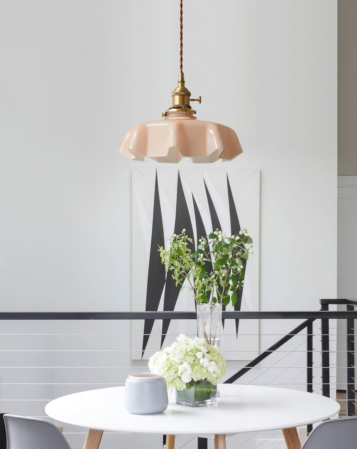 Liorivora lámpara colgante French Flower para comedor