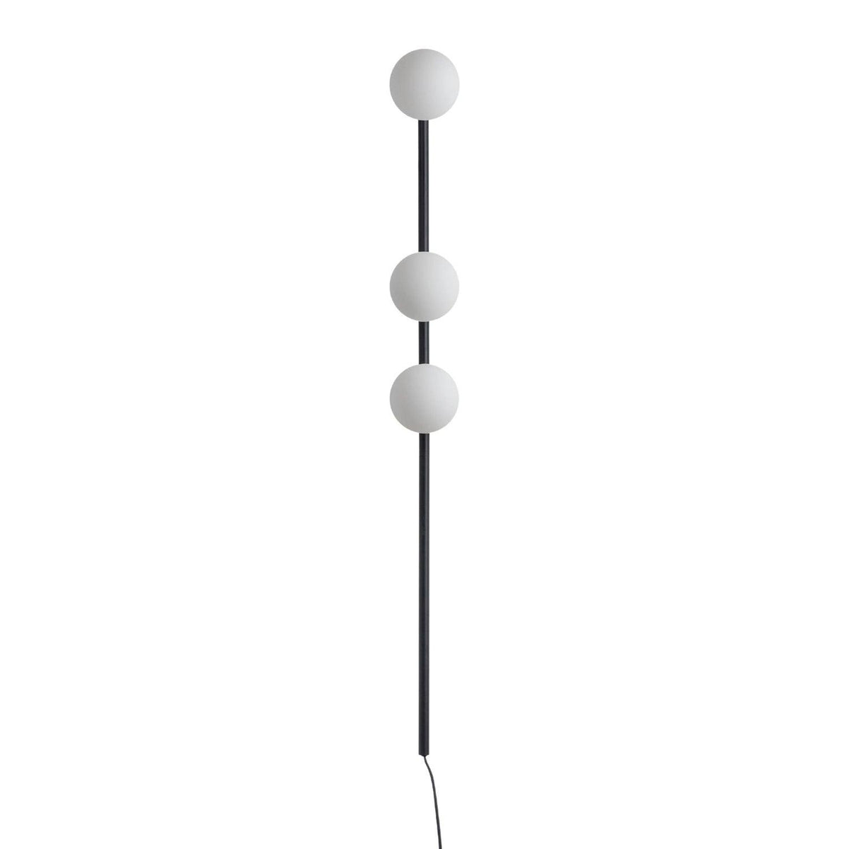 Ultheia aplique de pared moderno minimalista de vidrio bolas esferizadas