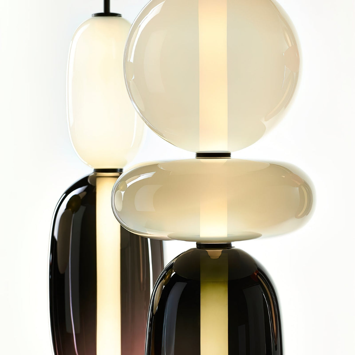 Velinian lámpara de araña de vidrio
