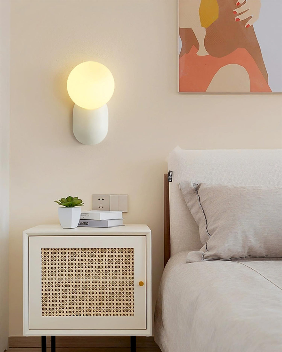 Nelo aplique de pared minimalista globo
