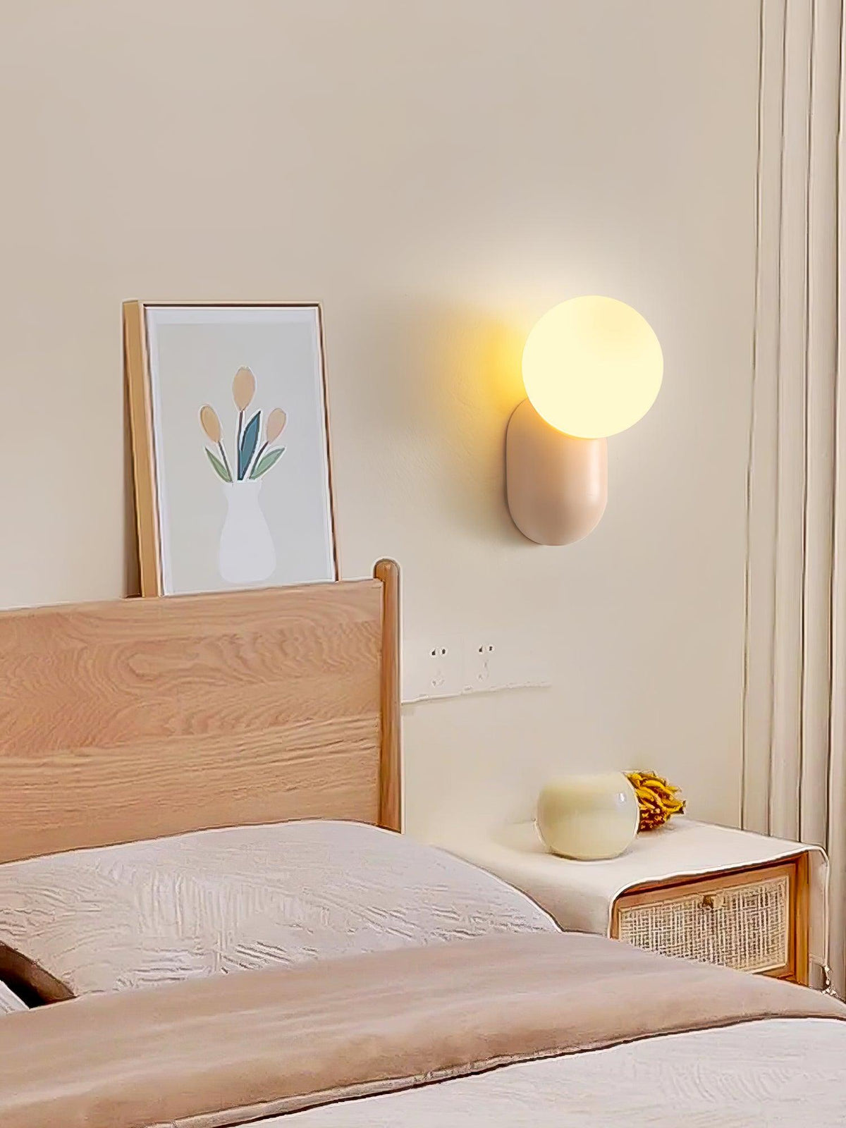 Nelo aplique de pared minimalista globo