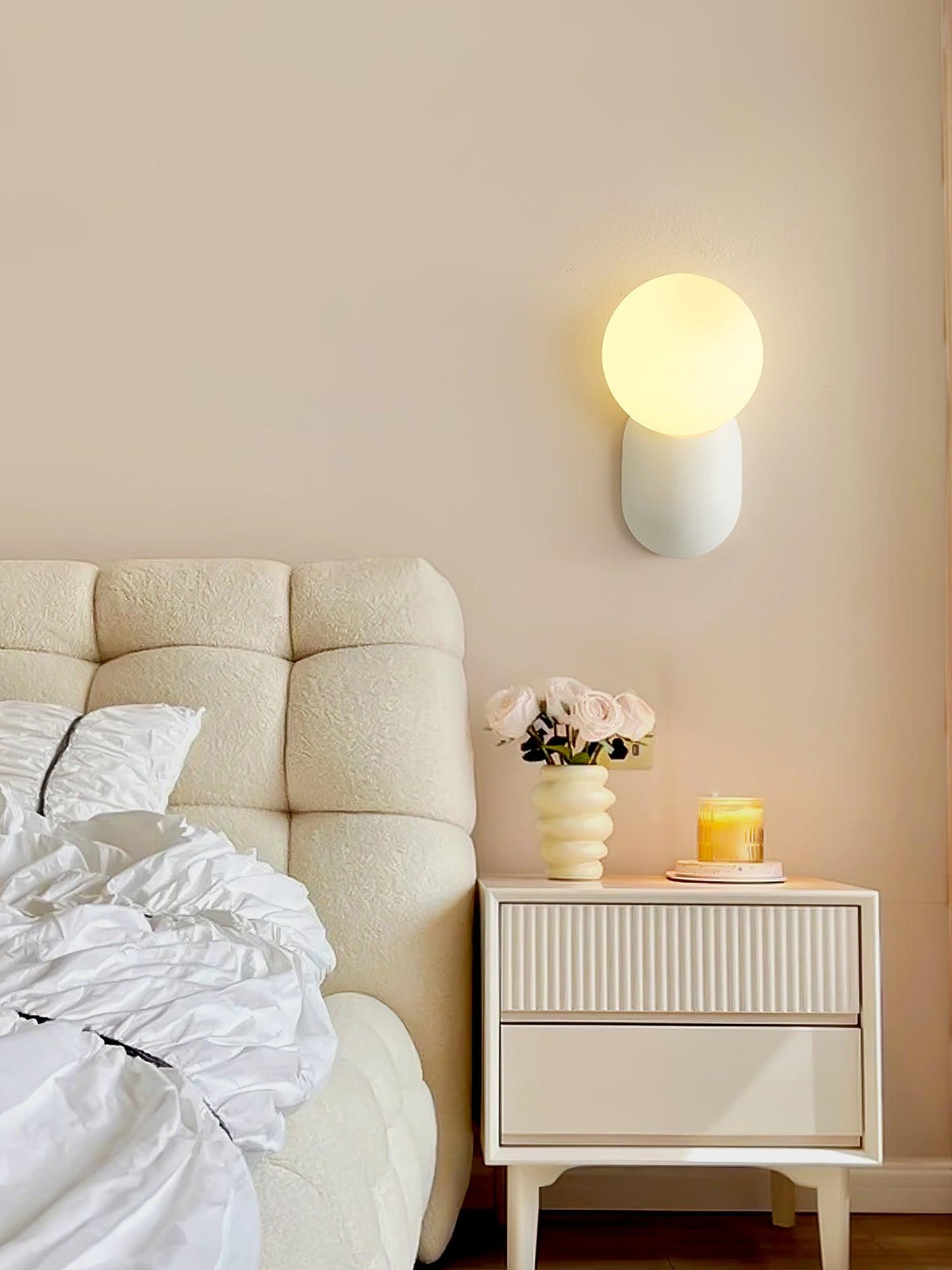 Nelo aplique de pared minimalista globo