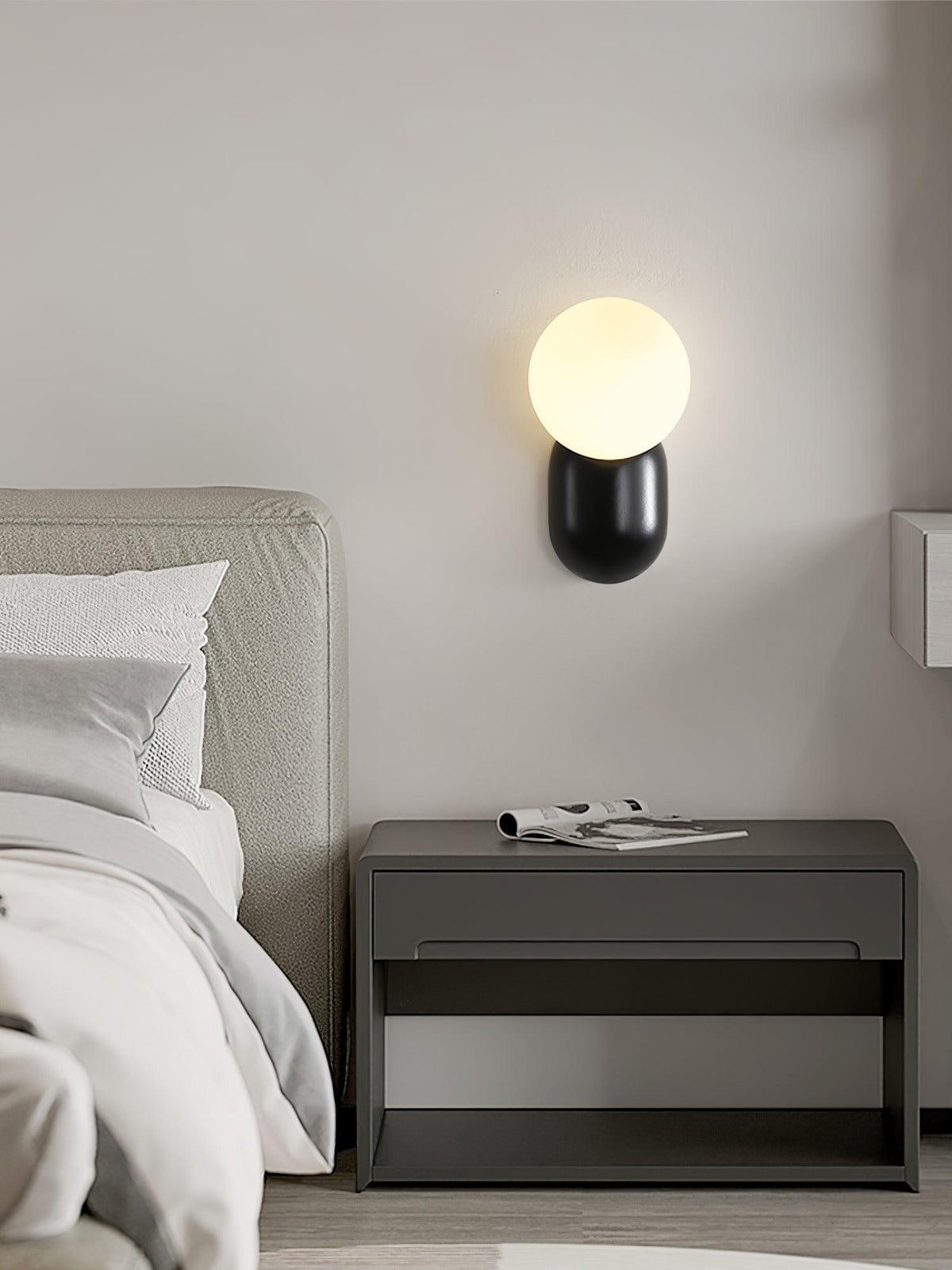 Nelo aplique de pared minimalista globo