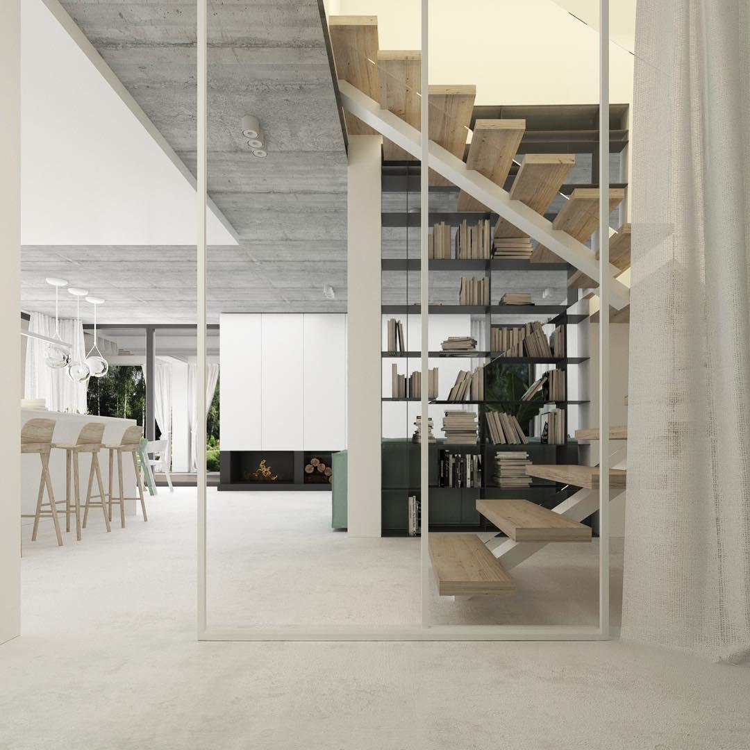 Ovexa lámpara colgante contemporánea de vidrio
