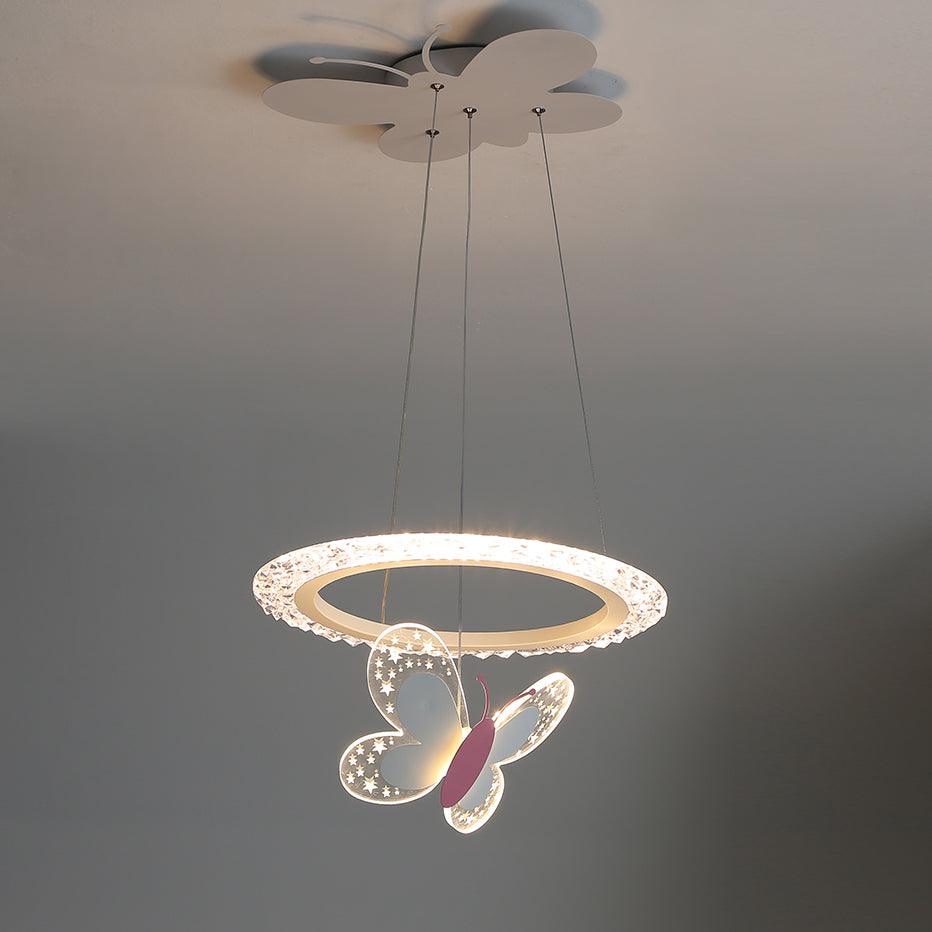 Orlina lámpara colgante de acrílico con diseño industrial