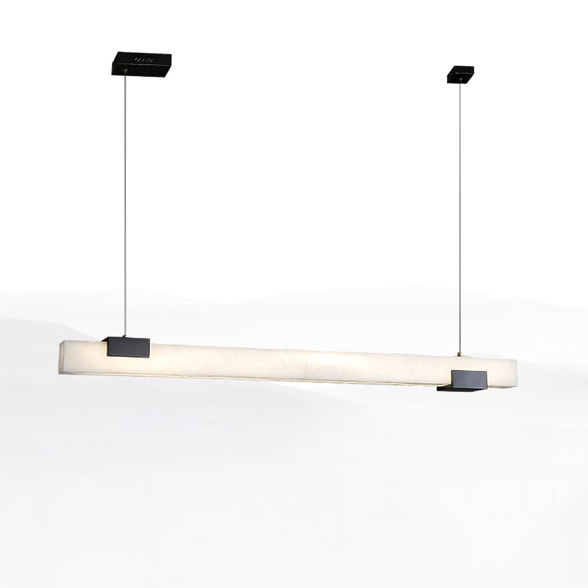 Mivel lámpara colgante minimalista de alabastro lineal