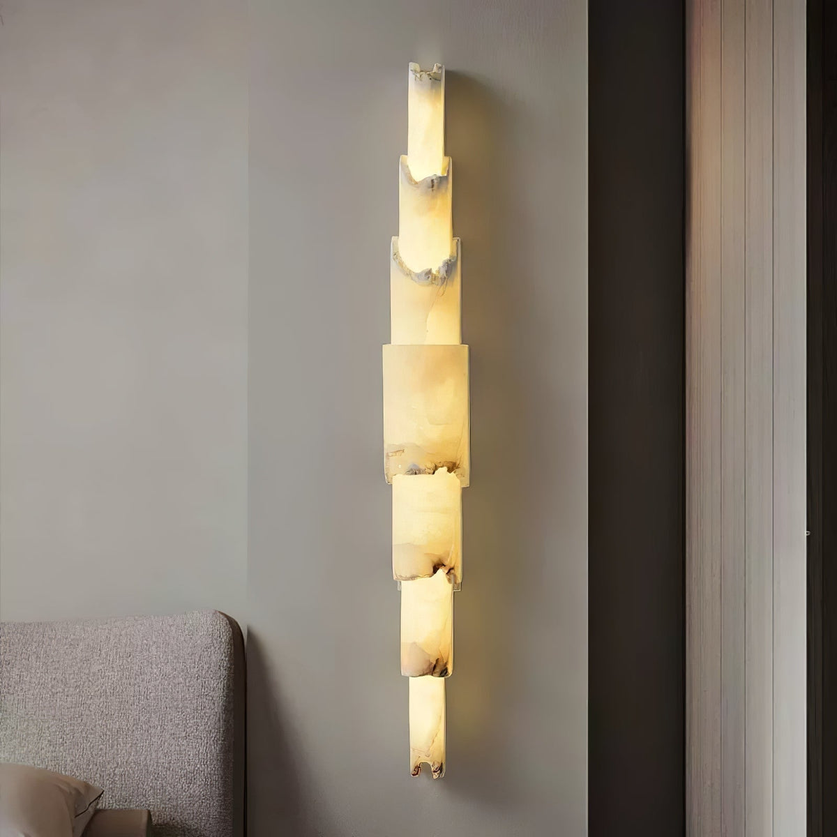 Caspian aplique de pared alabastro Multi-capa