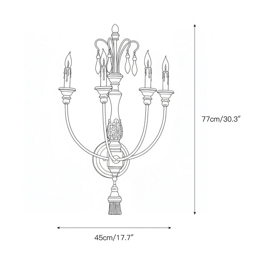 Valdren aplique de pared Candle