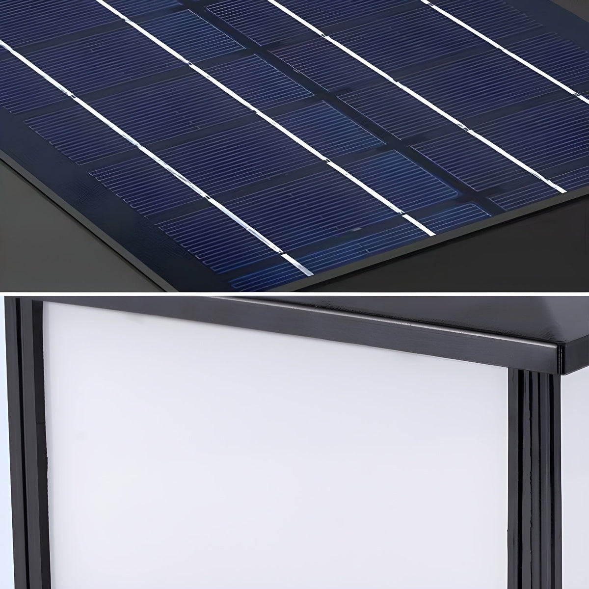 Avenuina luminaria exterior estilo pabellón cuadrada solar