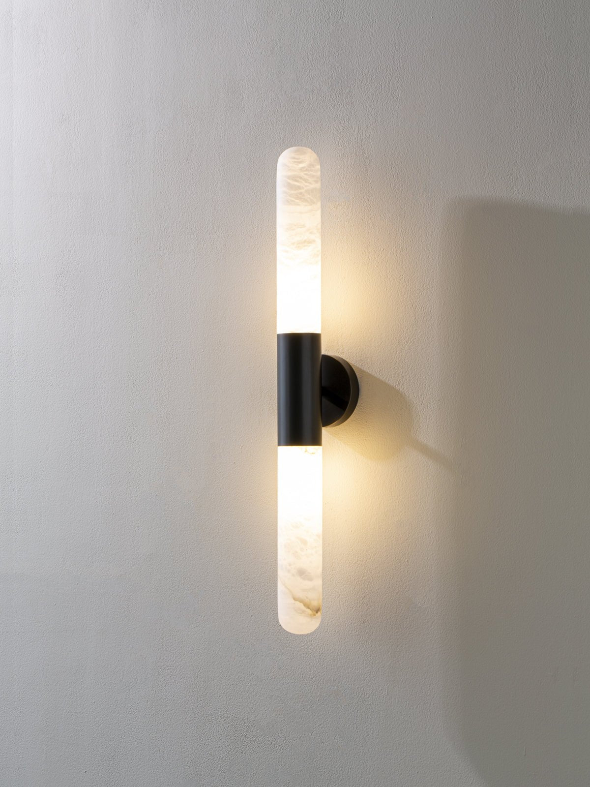 Evtalos aplique de pared cilindro alabastro