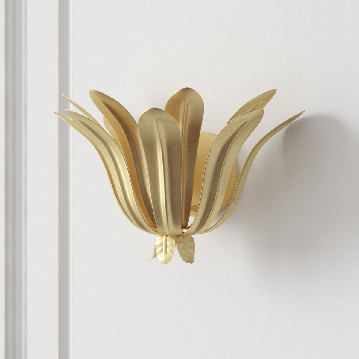 Solivette aplique de pared de latón