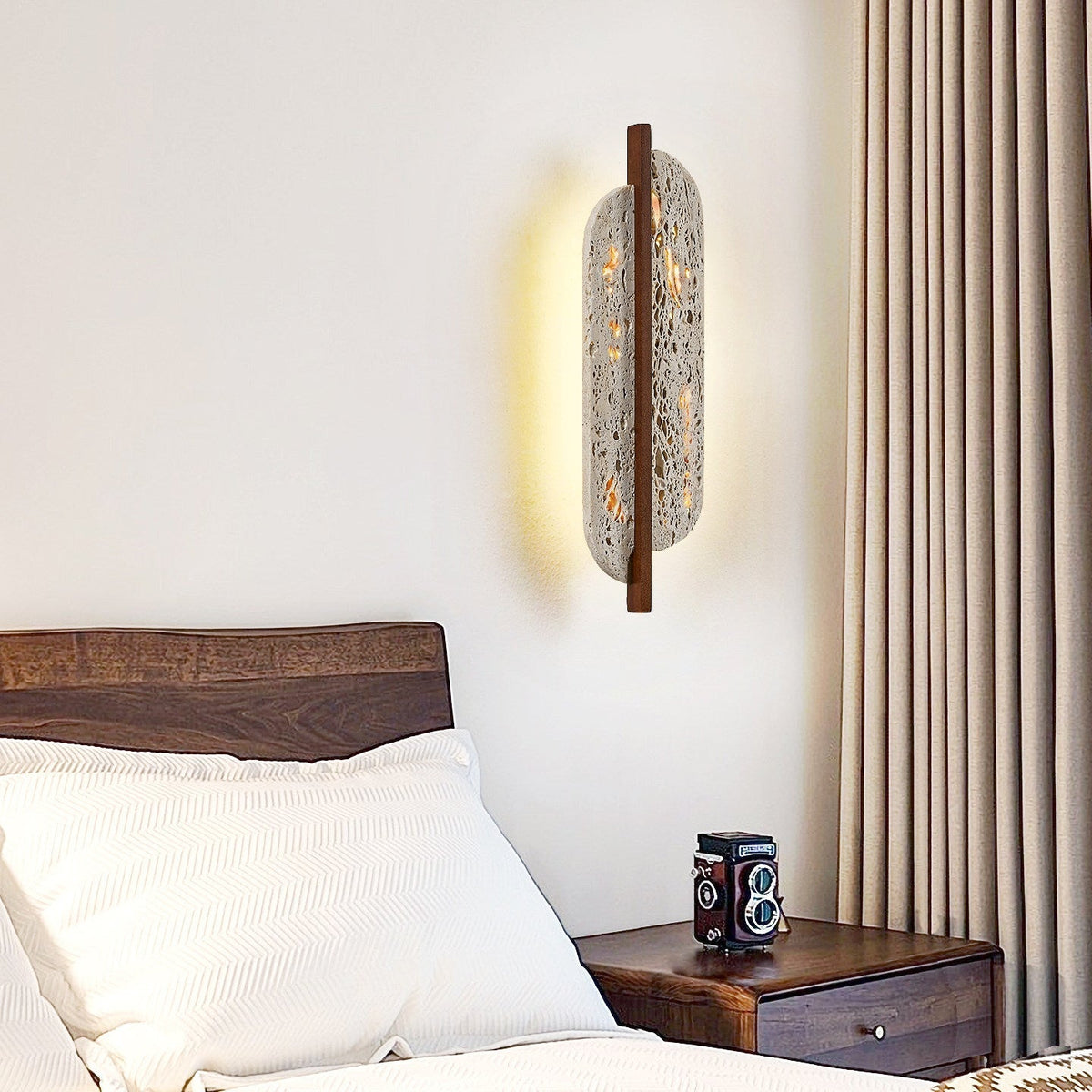 Serinaine aplique de pared travertino