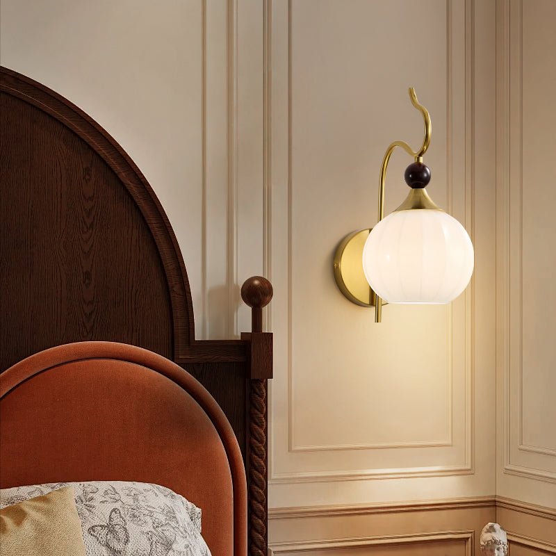 Dimze aplique de pared curvo