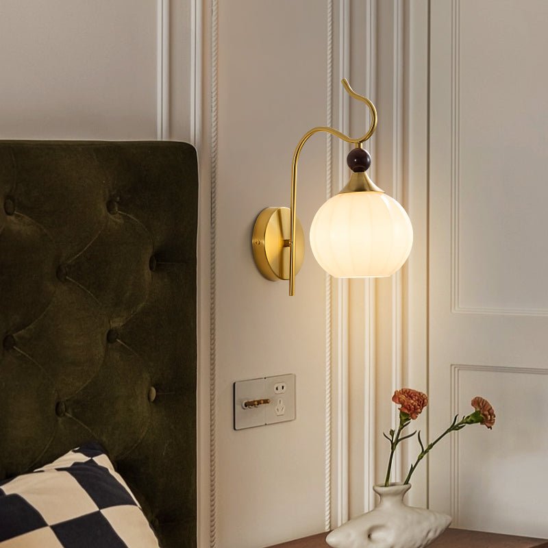 Dimze aplique de pared curvo