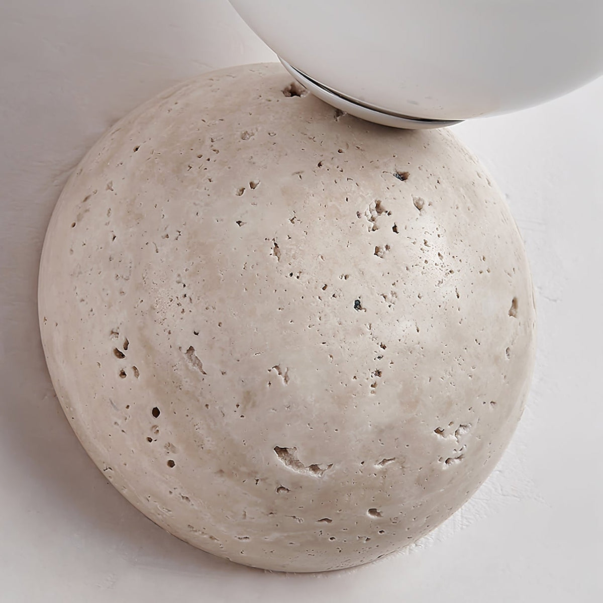 Cethair aplique de pared en travertino