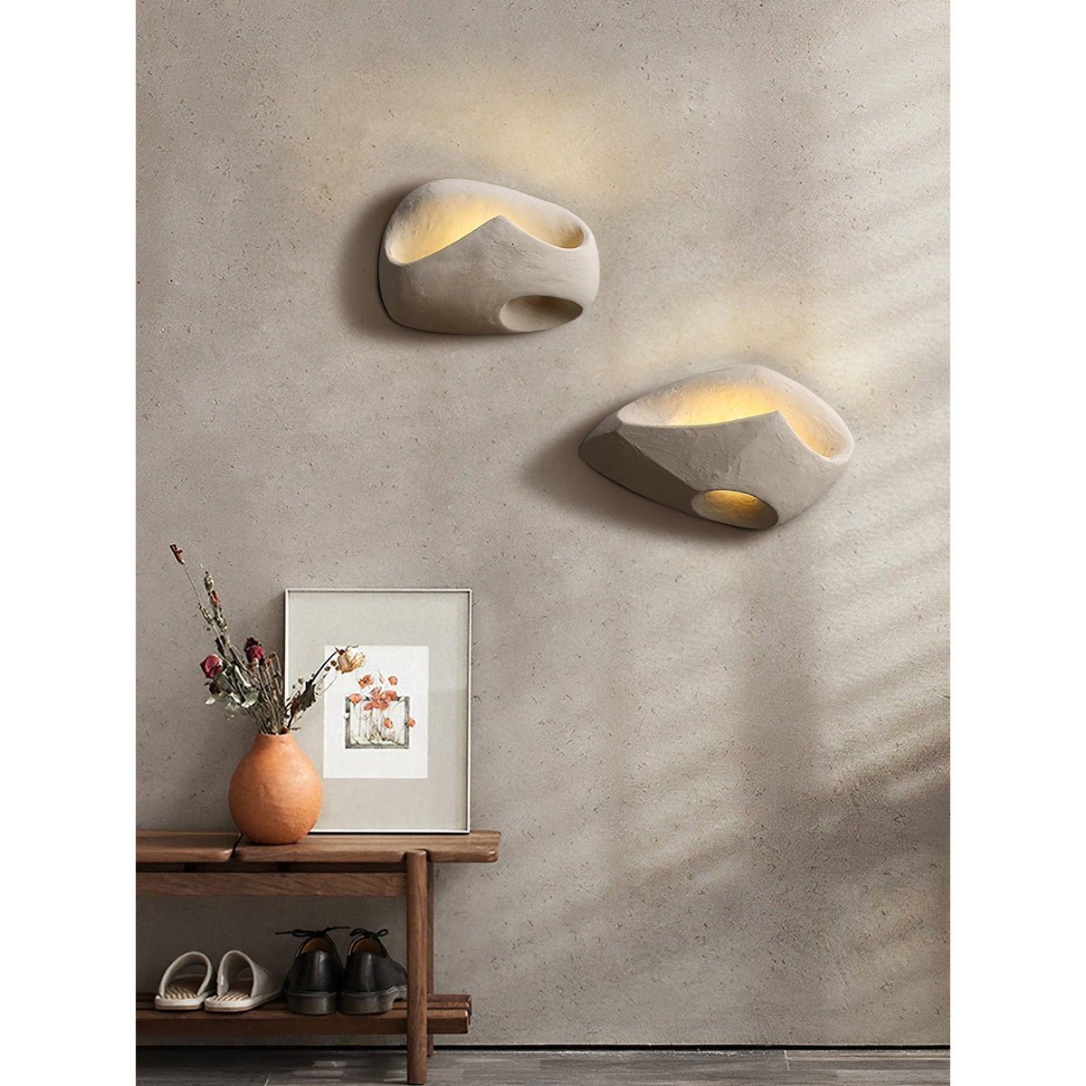 Claro Aplique de pared Cemento Creatividad Hueco