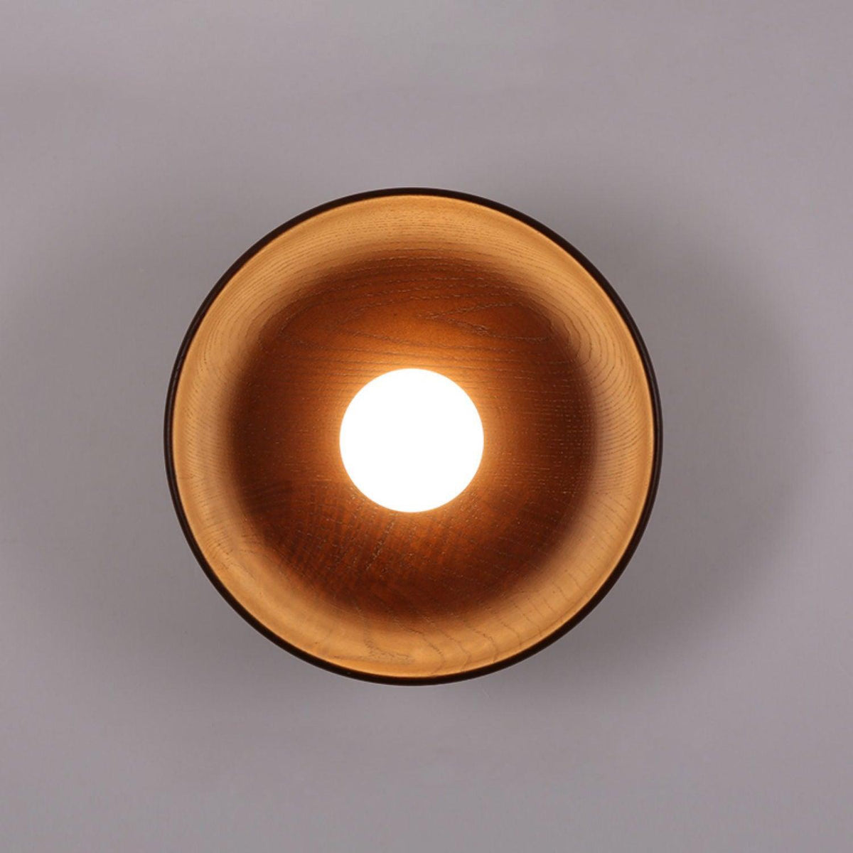 Sirixa aplique de pared moderno minimalista de vidrio y madera