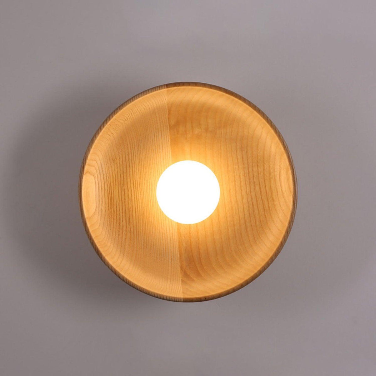 Sirixa aplique de pared moderno minimalista de vidrio y madera