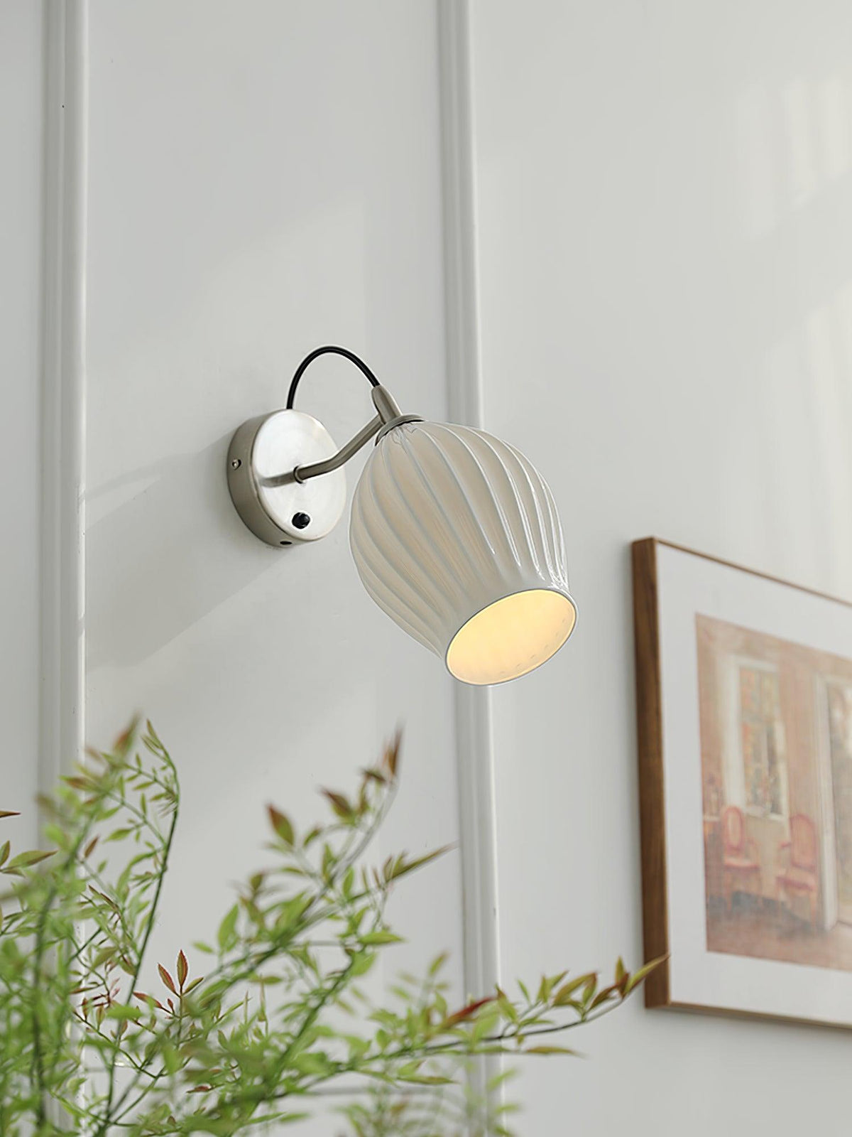 Zotalisra aplique de pared moderno minimalista con textura en cerámica