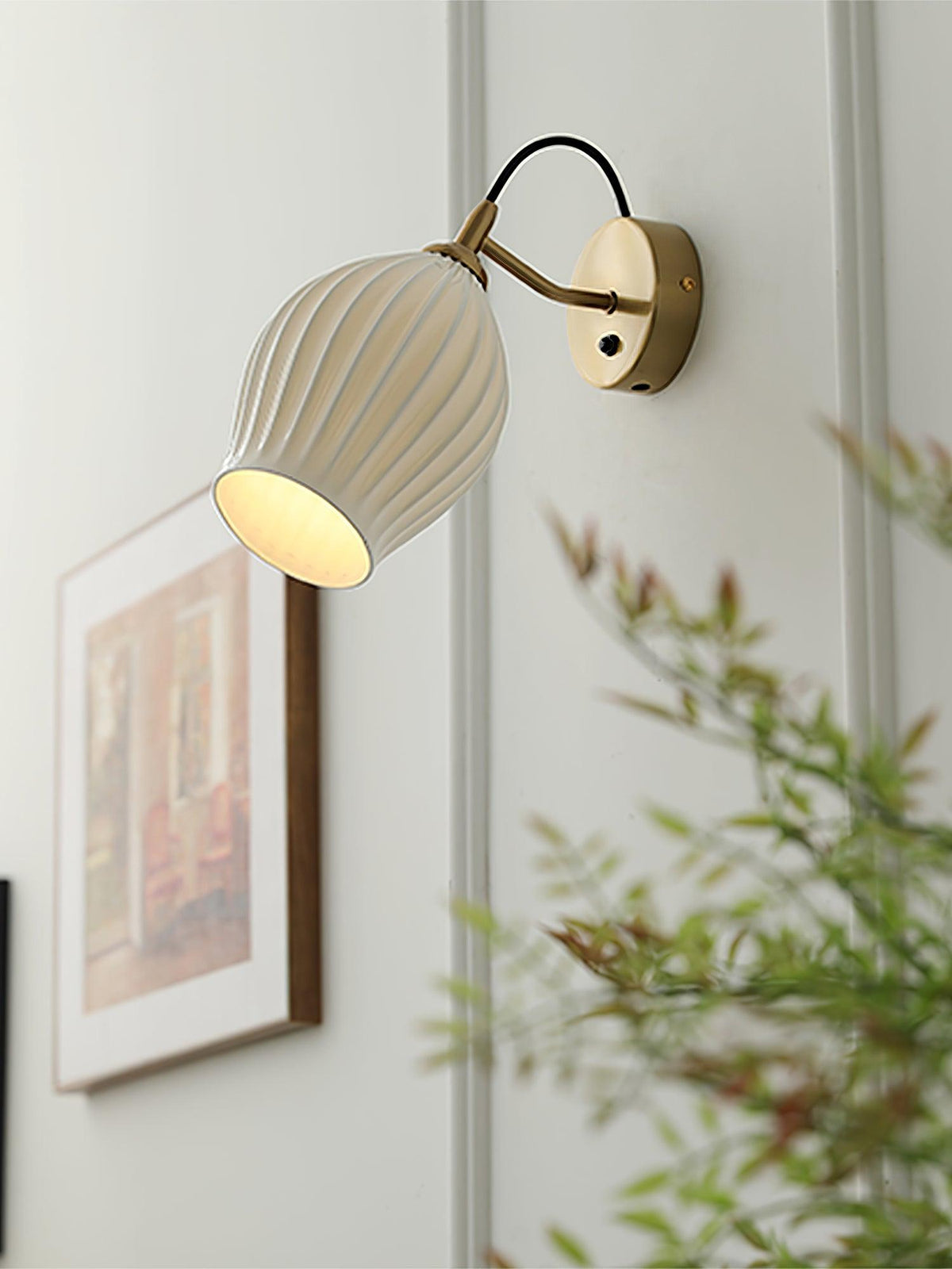 Zotalisra aplique de pared moderno minimalista con textura en cerámica