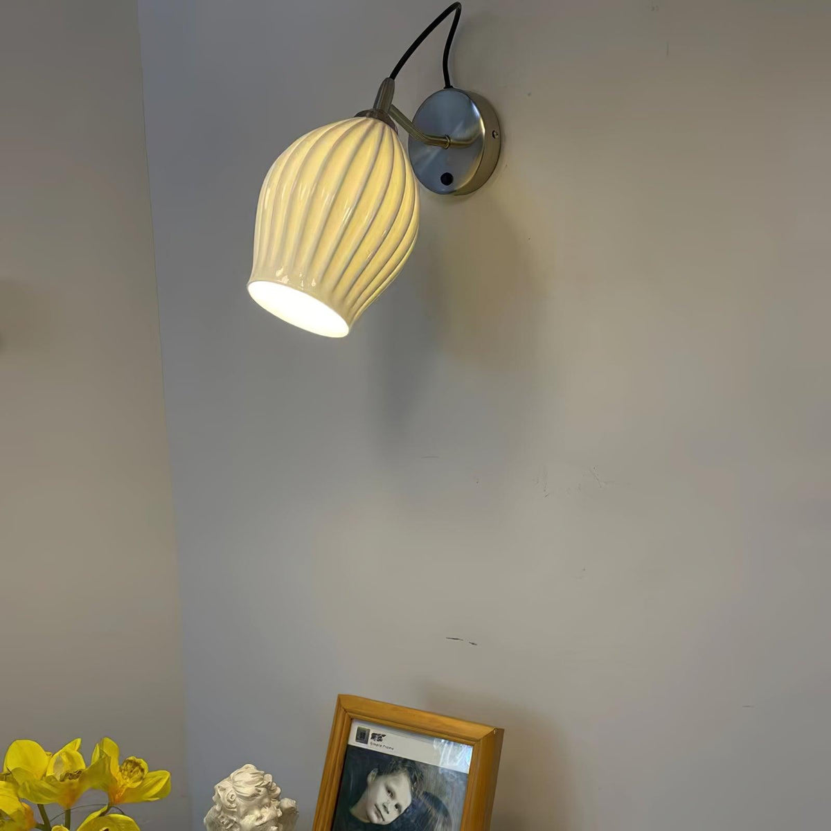 Zotalisra aplique de pared moderno minimalista con textura en cerámica