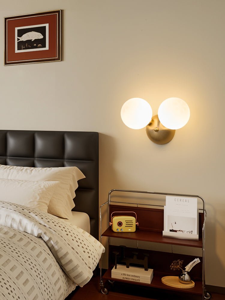 Ordoran aplique de pared moderno minimalista de vidrio