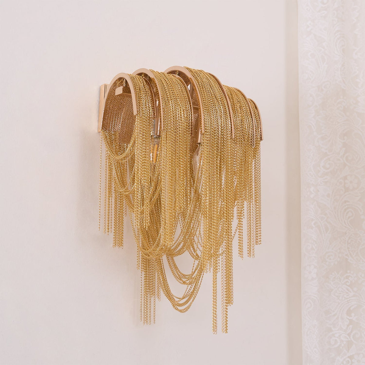 Chains aplique de pared Postmodern de lujo Tassel