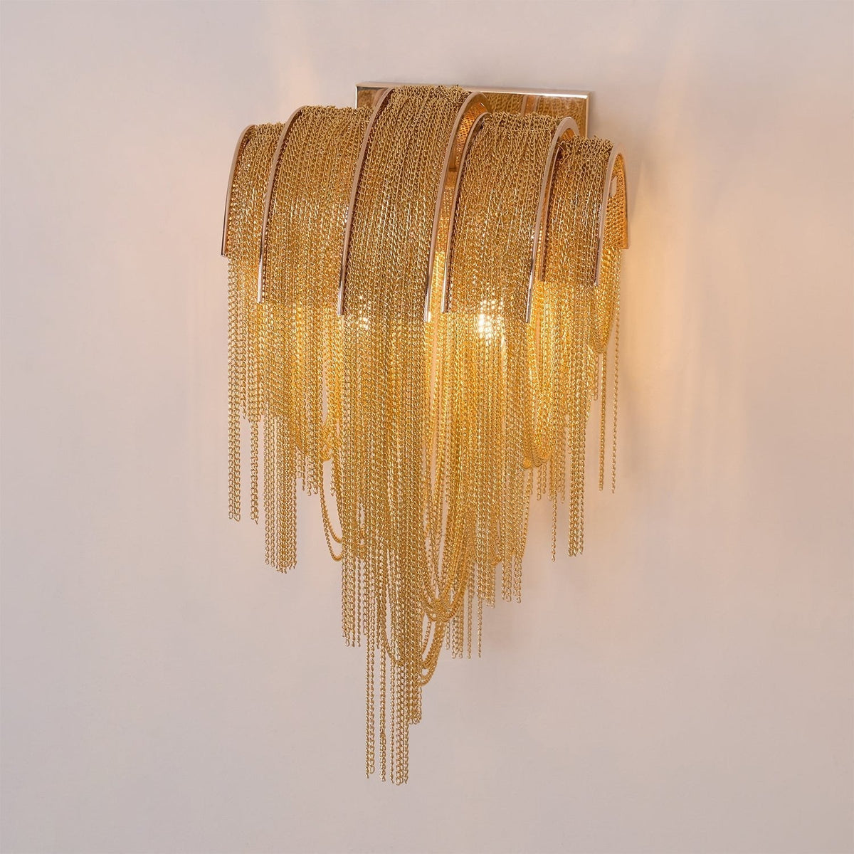 Chains aplique de pared Postmodern de lujo Tassel