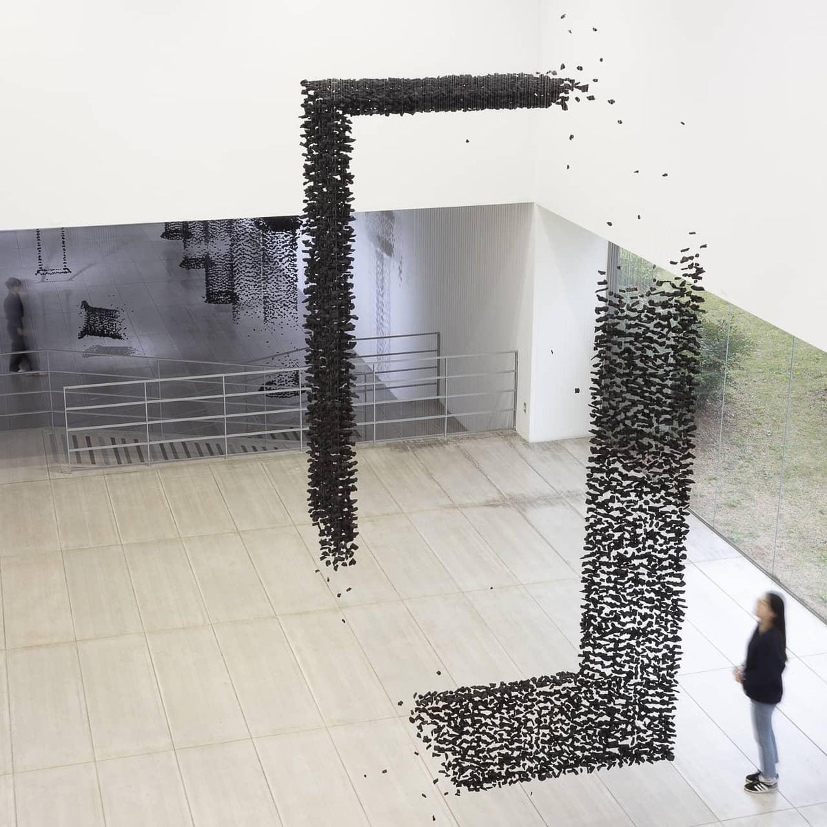 Vaelior lámpara de araña postmoderna de lujo en negro con piedras