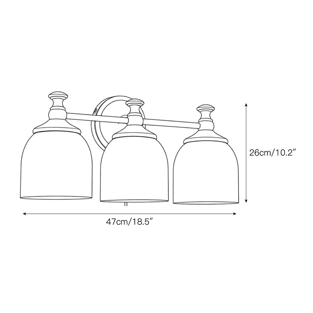 Celiaya aplique de pared con vidrio y enchufe enchufable