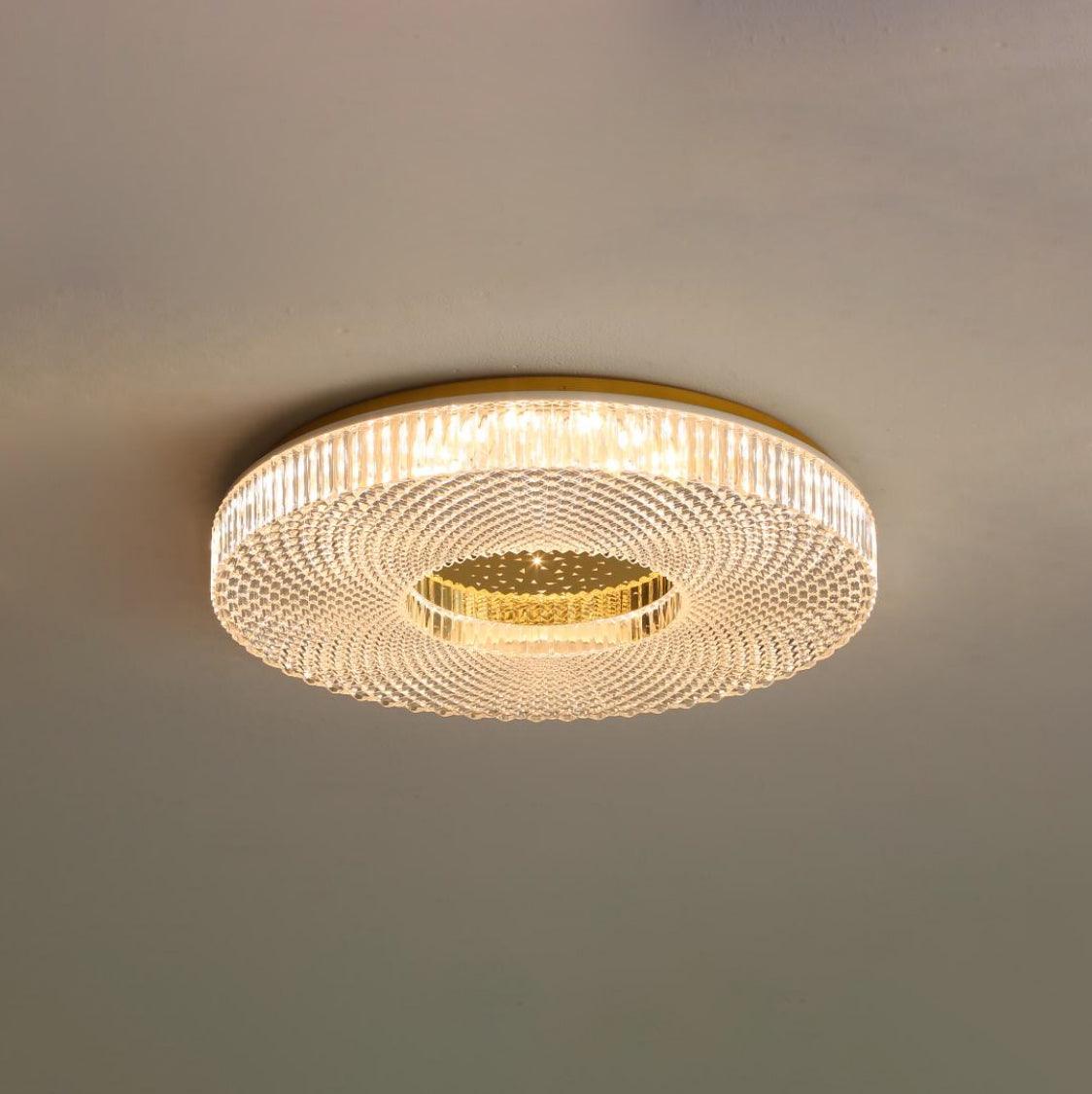 Lucalella lámpara de techo de acrílico LED lujo para sala de estar