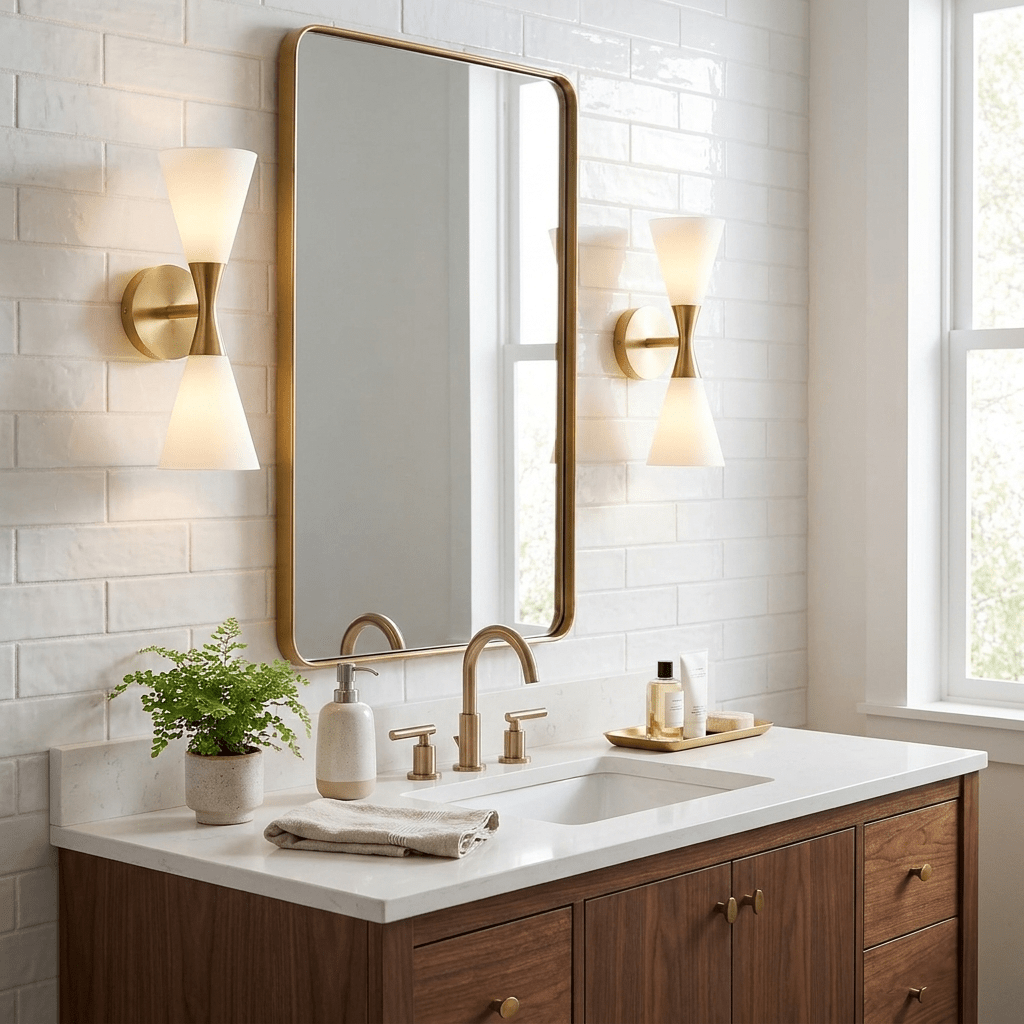 Dureline aplique de pared doble cono