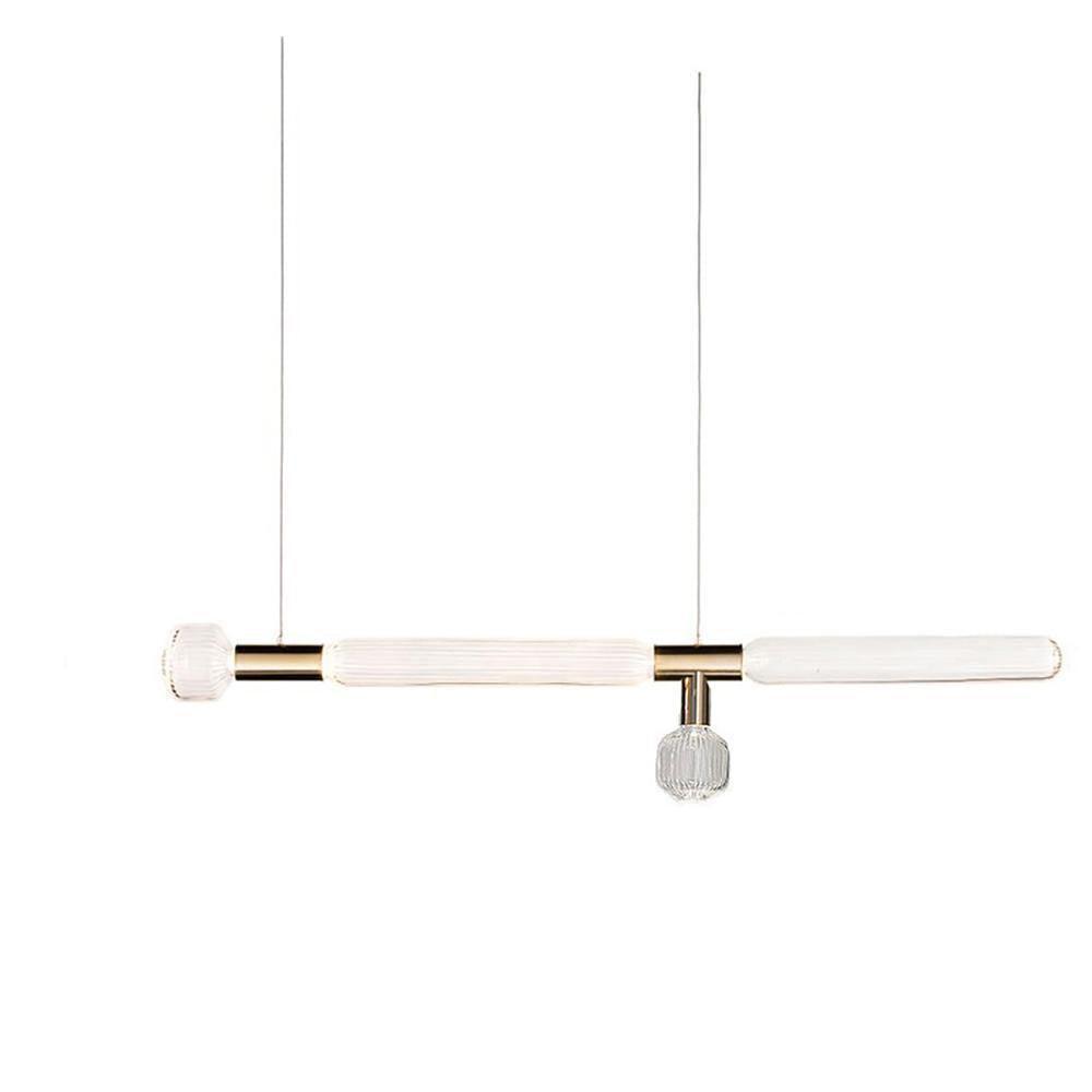 Tika lámpara colgante cristal Cylinder Cipher Contemporary