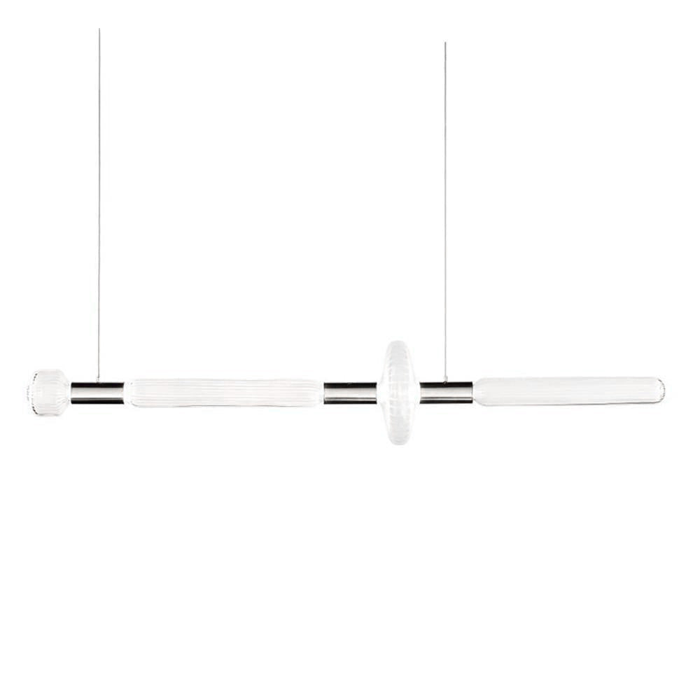 Tika lámpara colgante cristal Cylinder Cipher Contemporary