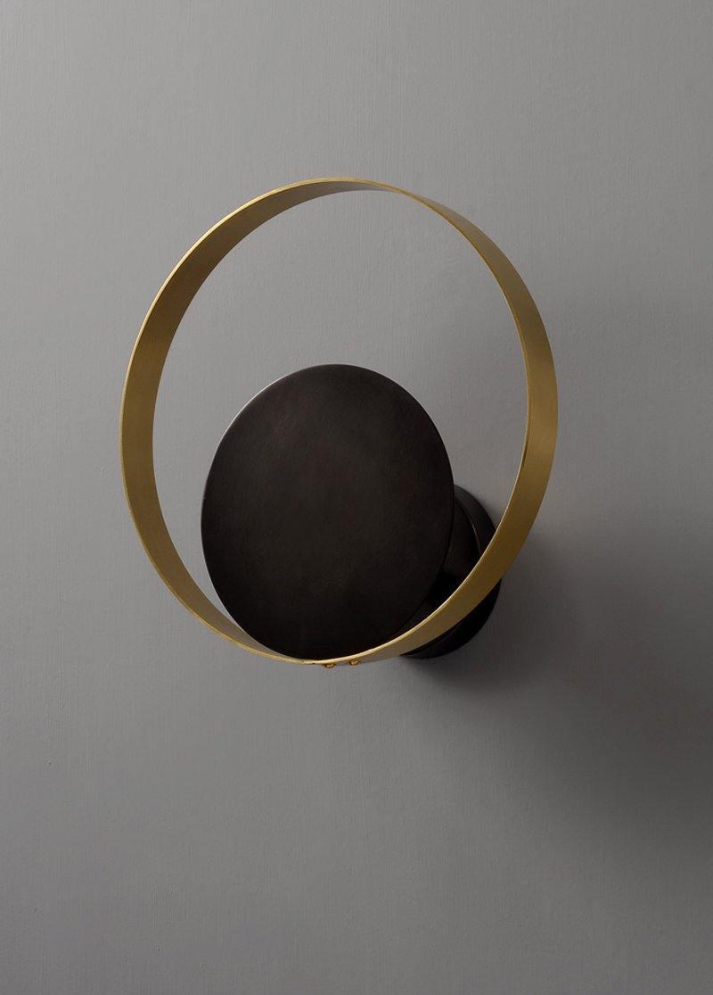 Erliren aplique de pared moderno minimalista circular